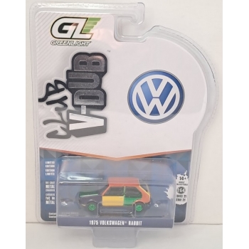 Greenlight 1:64 VD21 - Volkswagen Rabbit 1975 Harlequin GREEN MACHINE